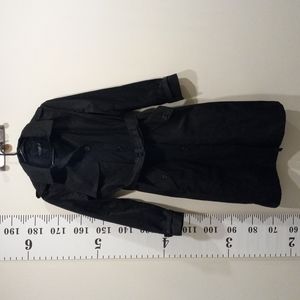 Ralph Lauren black trench coat medium
